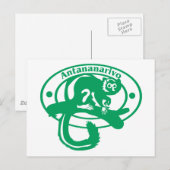 Carte Postale Timbre d'Antananarivo (Devant / Derrière)