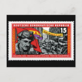 Carte Postale Timbre DDR commémorant Hans Beimler (Devant)