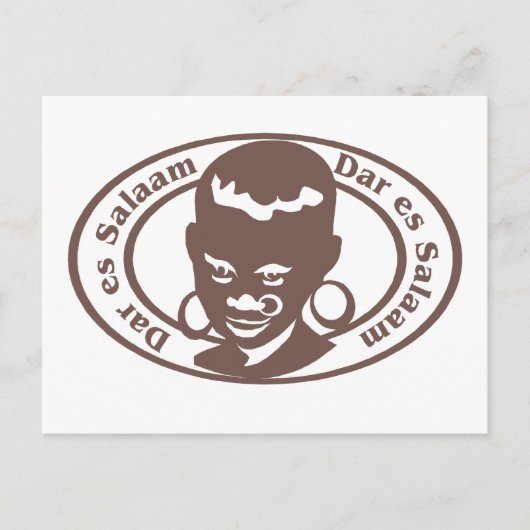 Carte Postale Timbre de Dar es Salaam (Devant)