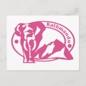 Carte Postale Timbre de Katmandou (Devant)