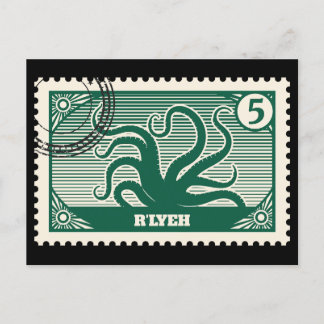 Carte Postale Timbre de poste de R'lyeh