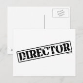Carte Postale Timbre de réalisateur (Devant / Derrière)