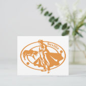 Carte Postale Timbre de Séville (Debout devant)