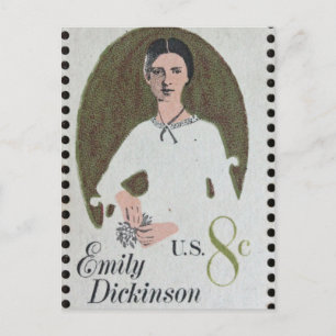 Carte Postale Timbre Emily Dickinson
