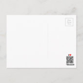 Carte Postale Timbre en caoutchouc rouge refusé (Dos)
