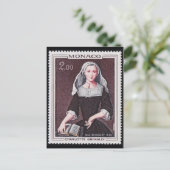 Carte postale Timbre gravé vintage (Debout devant)