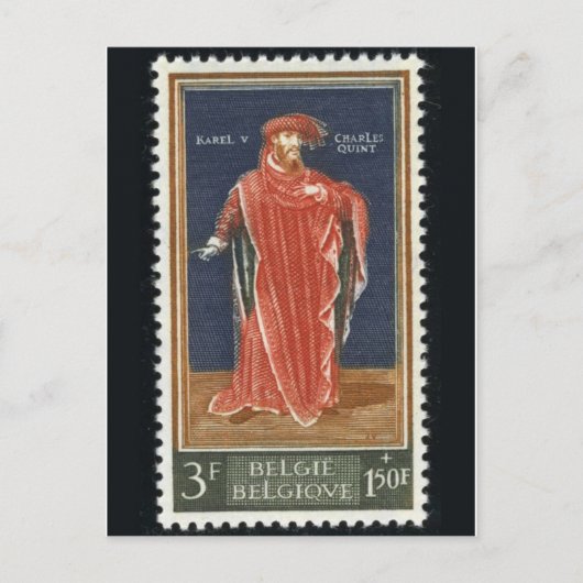 Carte postale Timbre gravé vintage (Devant)