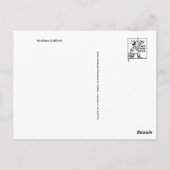 Carte postale Timbre gravé vintage (Dos)