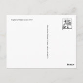 Carte postale Timbre gravé vintage (Dos)