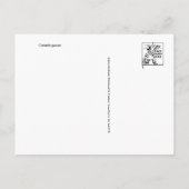 Carte postale Timbre gravé vintage (Dos)