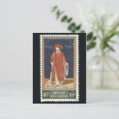 Carte postale Timbre gravé vintage (Debout devant)