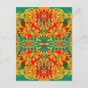 Carte Postale timbre mental