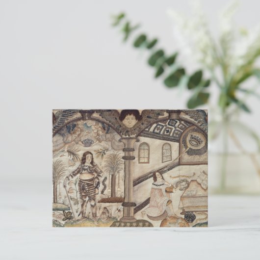 Carte Postale Timbre représentant Charles I et Charles II (Debout devant)