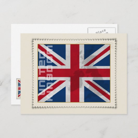 Carte Postale Timbre Royaume-Uni (Devant / Derrière)