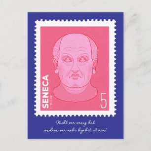 Carte Postale Timbre Sénèque -