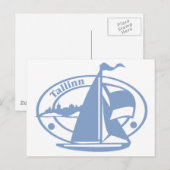 Carte Postale Timbre Talinn (Devant / Derrière)