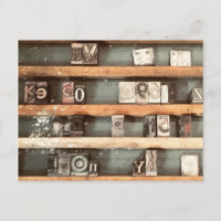 timbres de bloc d'impression antique