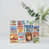 Carte Postale Timbres De Postage Aux États-Unis (Debout devant)