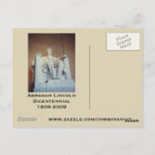 Carte Postale Timbres Lincoln historiques Art Imprimer (Dos)