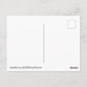 Carte Postale - Timbres Postage Noir Penny (Dos)