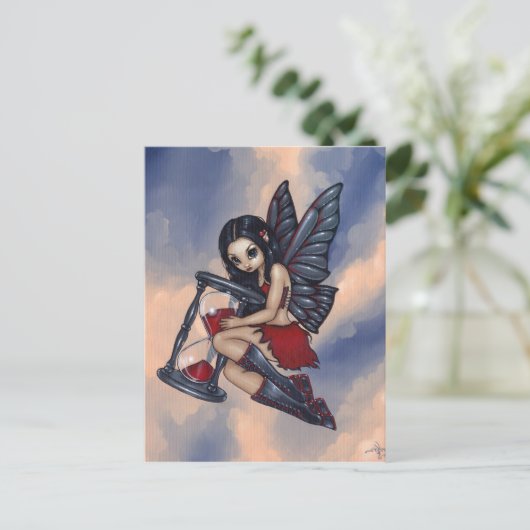 Carte postale "Time Flies" (Debout devant)