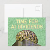 Carte Postale Time For AI Dividends (Devant / Derrière)