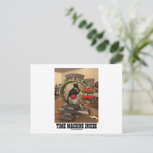 Carte Postale Time Machine Inside (Open Source Duke) (Debout devant)