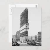Carte Postale Times Building Under Construction, New York : 1904 (Devant / Derrière)