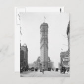 Carte Postale Times Carré, 1908 (Devant / Derrière)