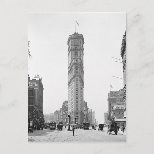 Carte Postale Times Carré, 1908 (Devant)