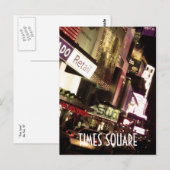 Carte Postale Times Square (Devant / Derrière)