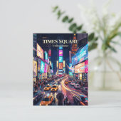 Carte Postale Times Square État de New York (Debout devant)