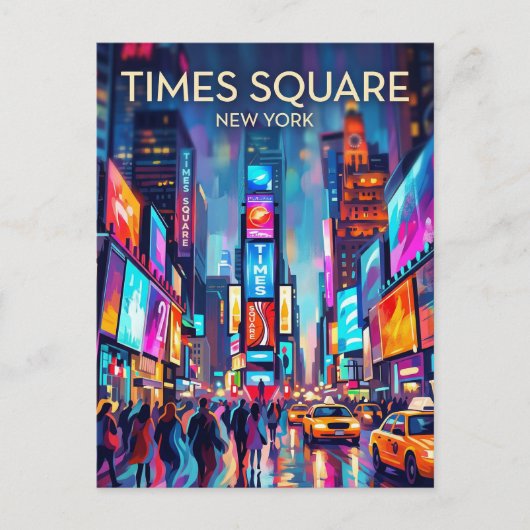 Carte Postale Times Square États-Unis (Devant)