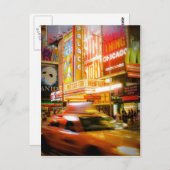 Carte Postale Times Square New York (Devant / Derrière)