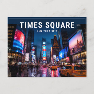 Carte Postale Times Square New York