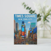 Carte Postale Times Square – New York City (Debout devant)