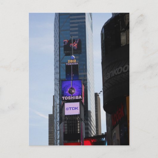 Carte postale Times Square Nouvel An New York City (Devant)
