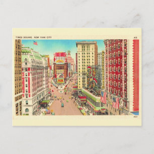 Carte Postale Times Square NYC