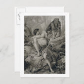 Carte Postale Timon et Apemantus, du Timon d'Athènes par Willi (Devant / Derrière)