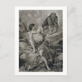 Carte Postale Timon et Apemantus, du Timon d'Athènes par Willi (Devant)