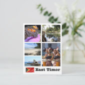 Carte Postale Timor oriental - Mosaïque - (Debout devant)