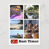 Carte Postale Timor oriental - Mosaïque - (Devant)