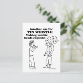 Carte Postale Tin Whistle Zombie Exploser (Debout devant)