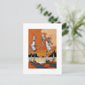 Carte Postale Tin Woodman Illustration Vintage (Debout devant)