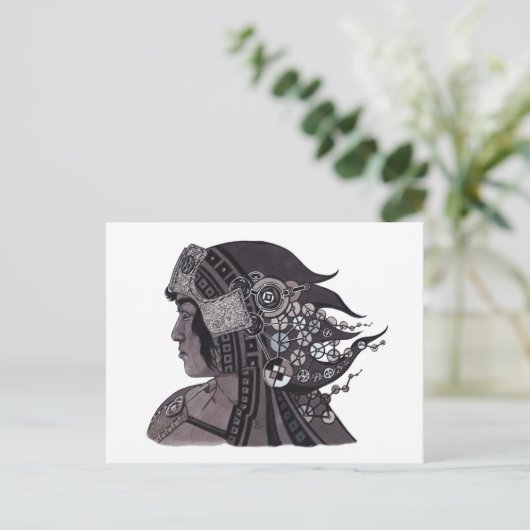 Carte Postale Tinkerer expérimental (Debout devant)