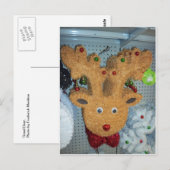 Carte Postale Tinsel Deer (Devant / Derrière)