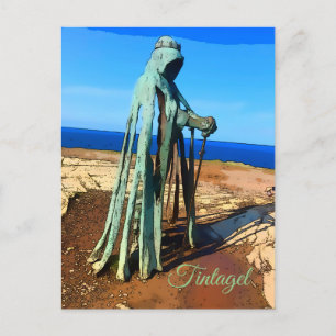 Carte postale Tintagel King Arthur Monument Cornwa