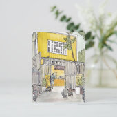 Carte Postale Tiny House D3 Saigon Vietnam Aquarelle (Debout devant)