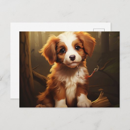 Carte postale Tiny Tails and Big Smiles (Devant / Derrière)