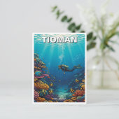 Carte Postale Tioman Malaisie Plongée sous-marine (Debout devant)